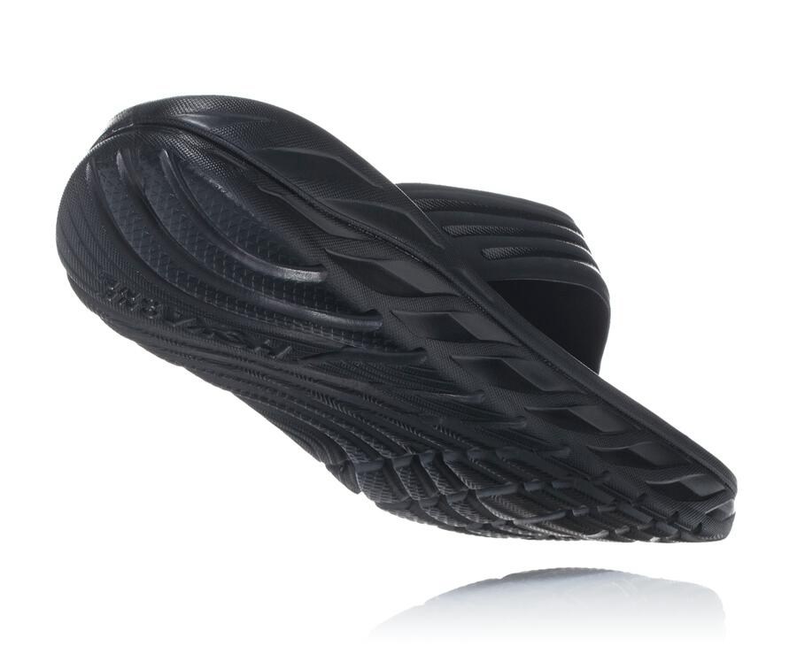 Hoka One One Sandalen Heren - Ora Recovery Flip - Zwart - YI5862741